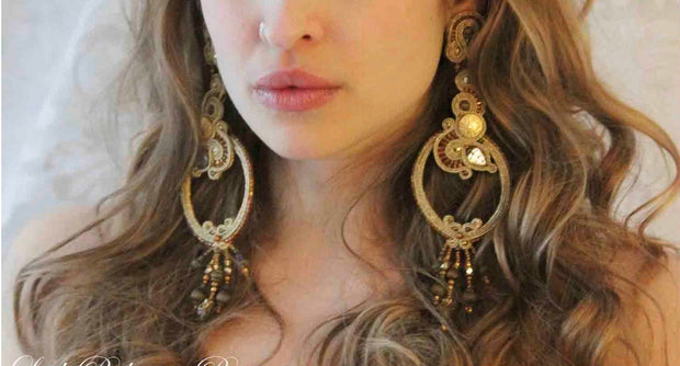 Gold Magic Lioness Earrings