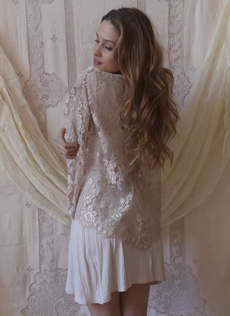 RESERVED: Rosa Princess Cape in Lace