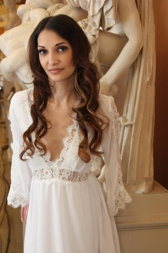Reserved: Roman Goddess Summer Dress in Lace