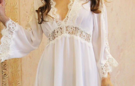 Roman Goddess Summer Dress in Lace